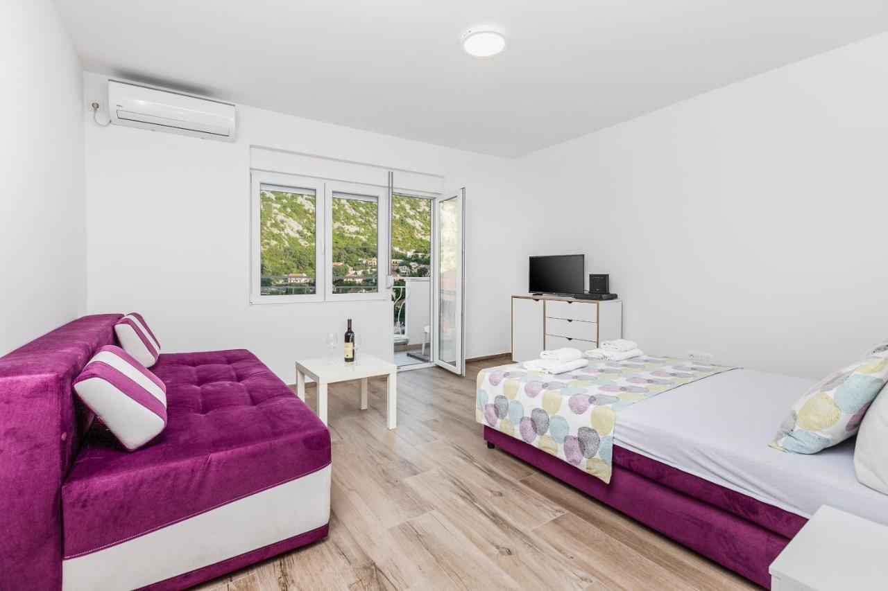 Studio Apartman Scardona Kotor Exteriör bild